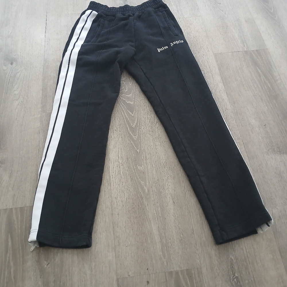 Palm Angels Black Pants with White Stripes - Picture 10 of 10